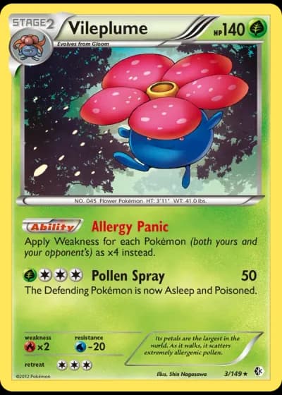 Vileplume #3/149 — Boundaries Crossed