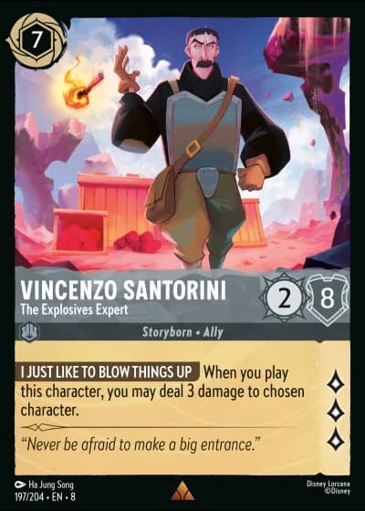 Vincenzo Santorini - The Explosives Expert #197/204 — Reign of Jafar