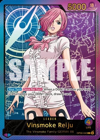 Vinsmoke Reiju (OP06-042) (Special Rare) — Anime 25th Collection (EB02)