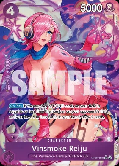 Vinsmoke Reiju (OP06-069) (Alternative Art) — Wings of the Captain (OP06)