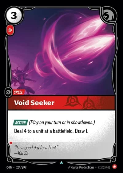 Void Seeker #024/352 — Origins