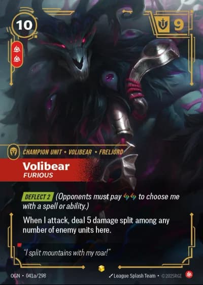 Volibear, Furious #041a/352 — Origins