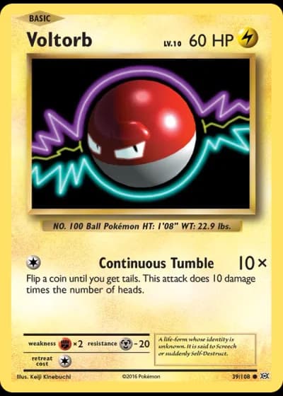 Voltorb #39/108 — Evolutions