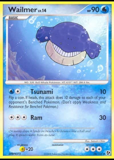 Wailmer #58/106 — Incontri Leggendari