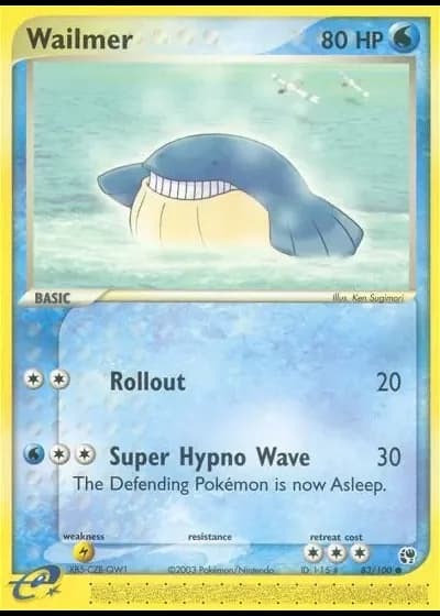 Wailmer #83/100 — Sandstorm