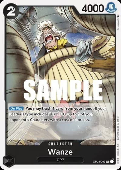 Wanze (OP03-093) — Pillars of Strength (OP03)