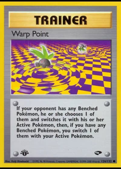 Warp Point (1st Edition) #126/132 — Gym Challenge (1st Edition)