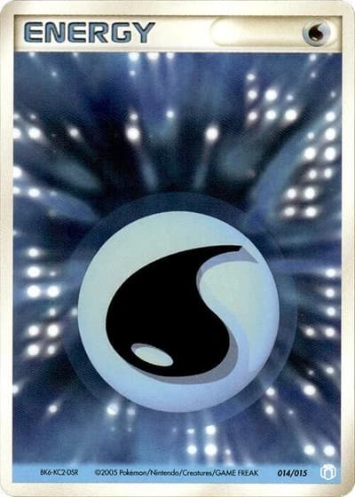 Water Energy #14/15 — Gift Box Mew • Lucario: Crawdaunt Quarter Deck
