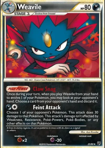 Weavile #25/90 — Senza Paura