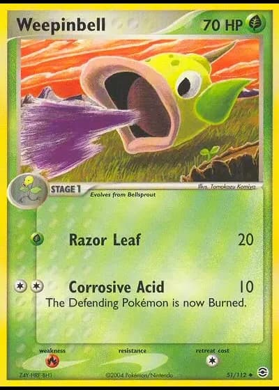 Weepinbell #51/112 — FireRed & LeafGreen