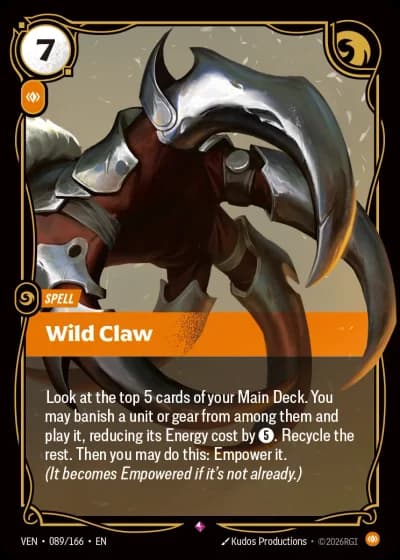 Wild Claw #089/248 — Vendetta