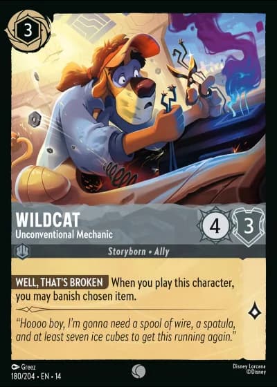Wildcat - Unconventional Mechanic #180/257 — Hyperia City