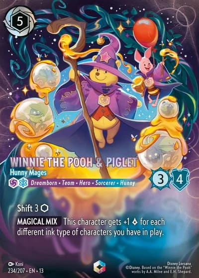 Winnie the Pooh & Piglet - Hunny Mages #234/261 — Attack of the Vine!