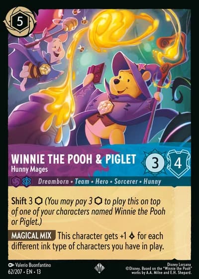 Winnie the Pooh & Piglet - Hunny Mages #62/261 — Attack of the Vine!