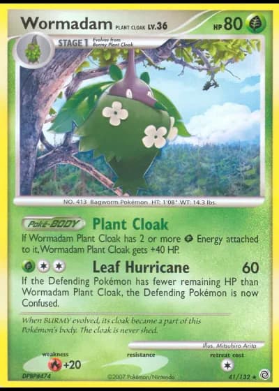 Wormadam Plant Cloak #41/132 — Prodigi Segreti