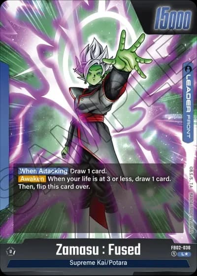 Zamasu : Fused (Alternative Art) FB02-036 — Blazing Aura (FB02)
