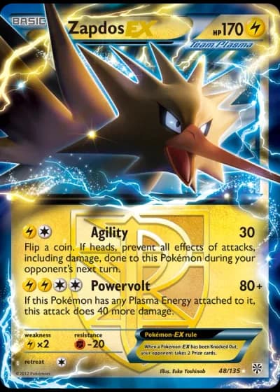Zapdos EX #48/135 — Plasma Storm