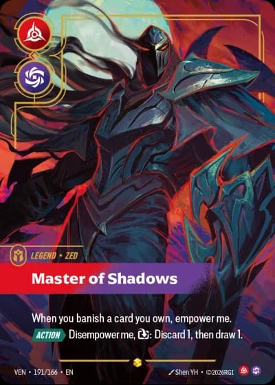 Zed, Master of Shadows #191/248 — Vendetta