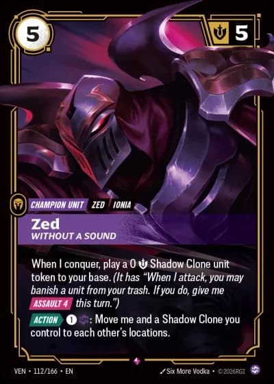 Zed, Without a Sound #112/248 — Vendetta