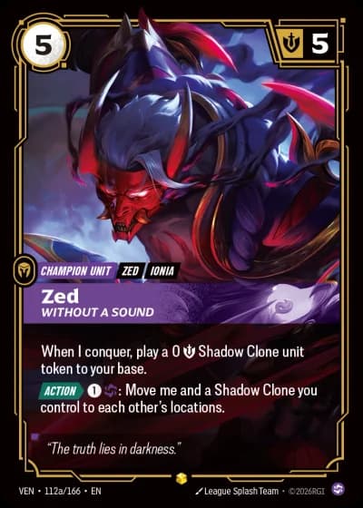Zed, Without a Sound #112a/248 — Vendetta