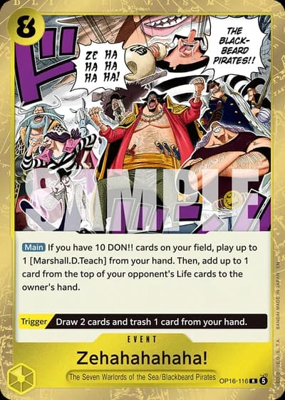 Zehahahahaha! (OP16-116) — The Time of Battle (OP16)