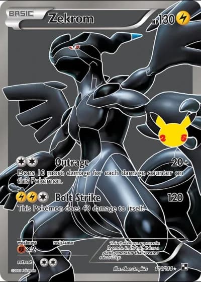 Zekrom #114/114 — Classic Collection (Celebrations)