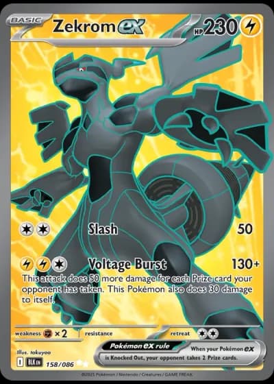 Zekrom ex #158/86 — Black Bolt