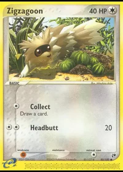 Zigzagoon #85/100 — Sandstorm
