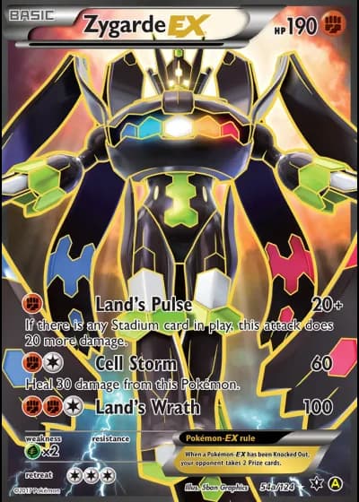 Zygarde EX #54a — Fates Collide
