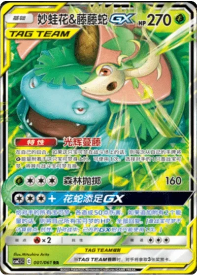 Venusaur & Snivy Tag Team GX
