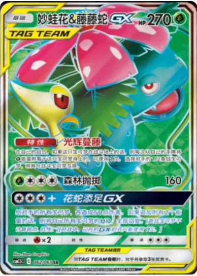 Venusaur & Snivy Tag Team GX
