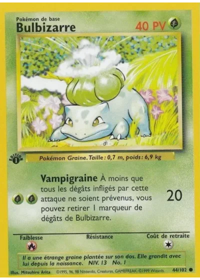 Bulbizarre (première édition)