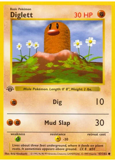 Diglett (first edition)