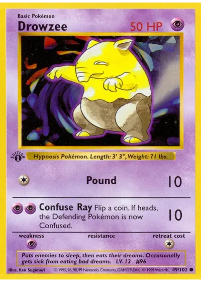 Drowzee (first edition)