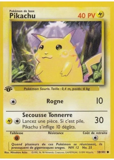 Pikachu (première édition)