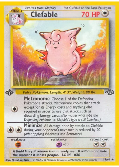 Clefable (first edition)