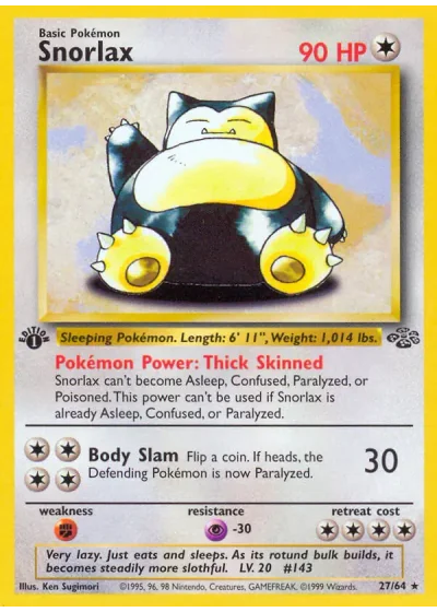 Snorlax (first edition)