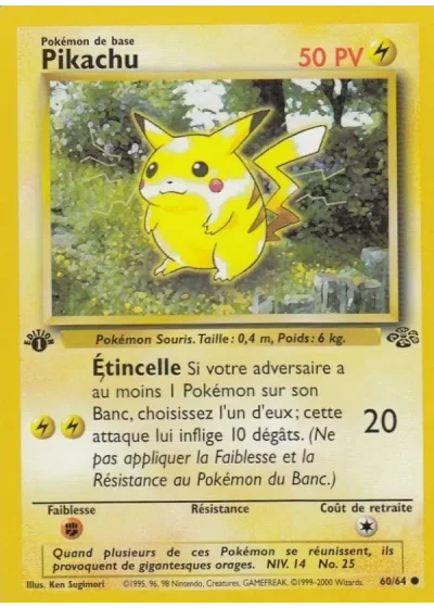 Pikachu (première édition)