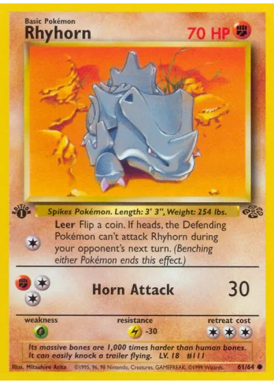 Rhyhorn (first edition)