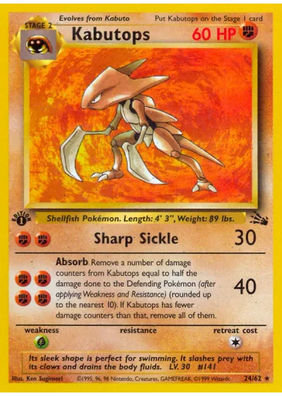 Kabutops (first edition)