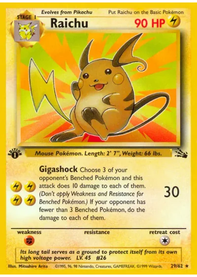 Raichu (first edition)