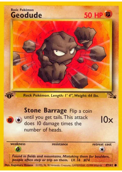 Geodude (first edition)