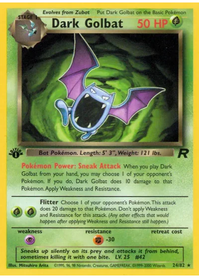 Dark Golbat (first edition)