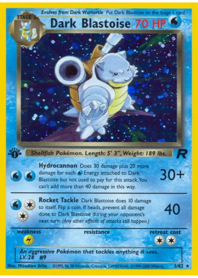 Dark Blastoise (first edition)