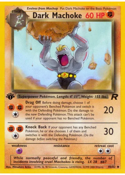 Dark Machoke (first edition)