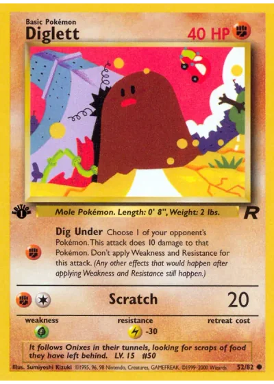 Diglett (first edition)