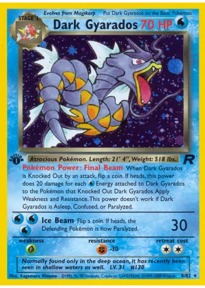 Dark Gyarados (first edition)