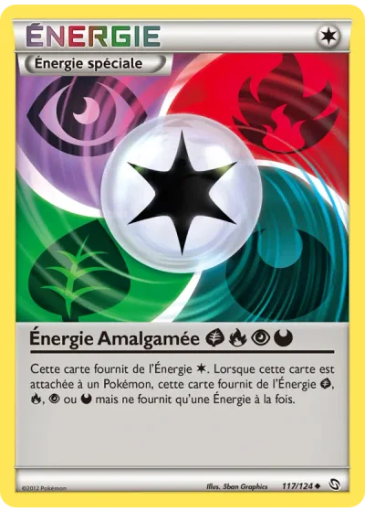 Énergie Amalgamée GrassFirePsychicDarkness
