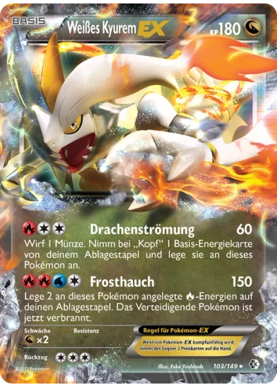 Weißes Kyurem EX