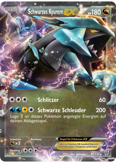 Schwarzes Kyurem EX